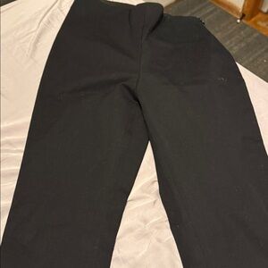 Black High-Waist Tailored Pants